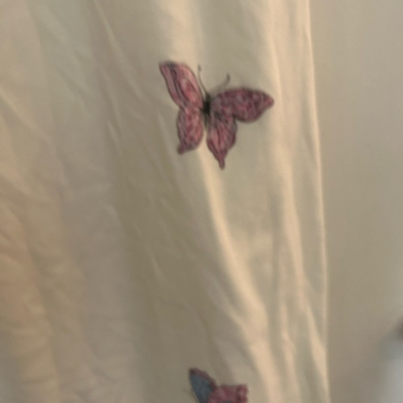 Vintage Bizzit Modest butterfly dress with tie back large - Picture 6 of 8